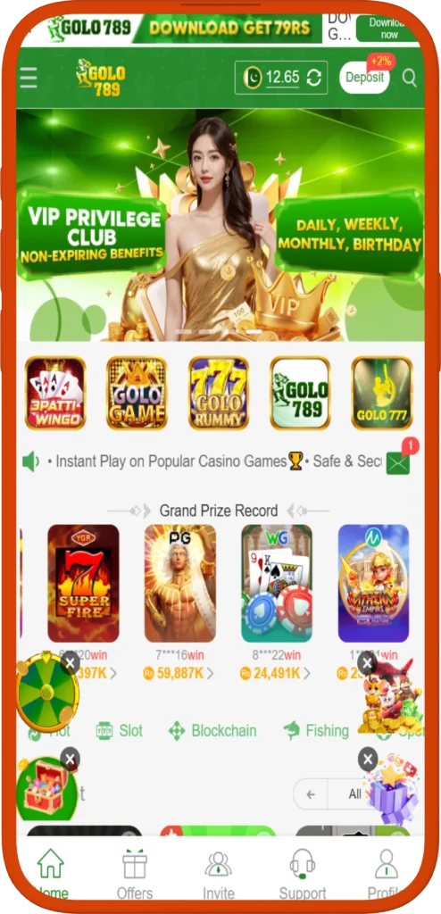 Golo 789 Game